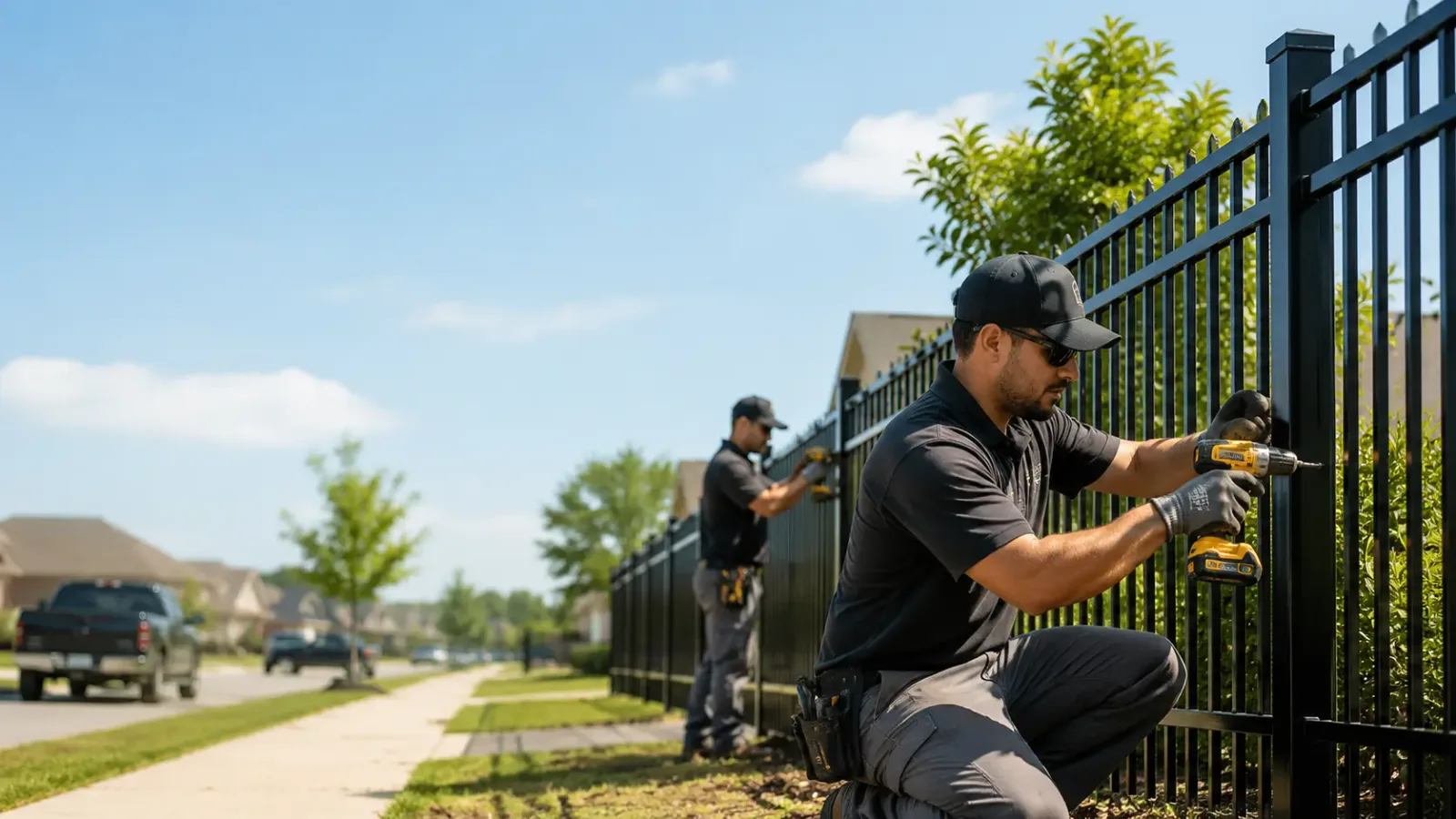 Metal Fence Installation in Union City, GA